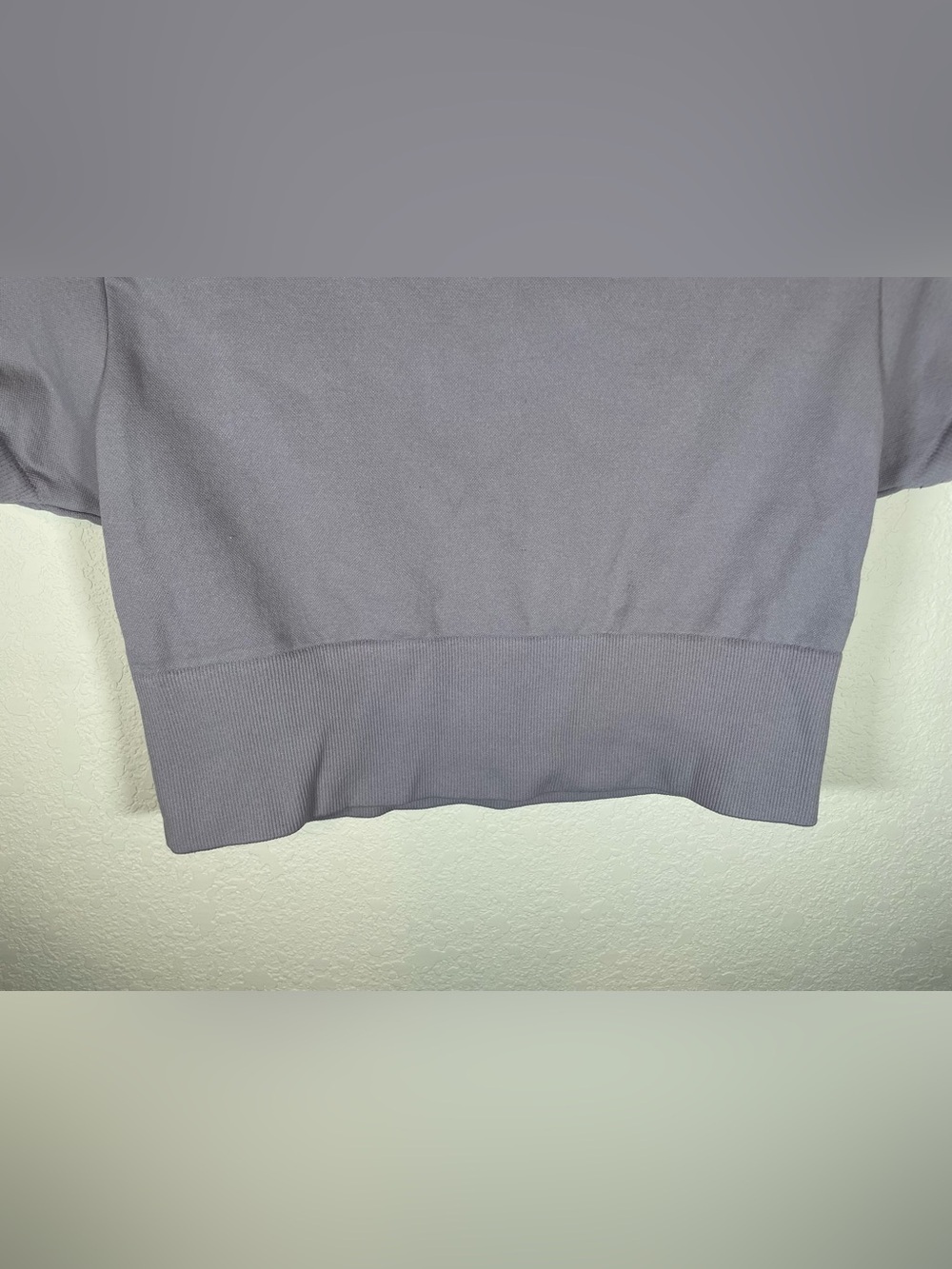 Offline By Aerie Cropped Sidewalk Seamless Shirt Lavender Medium - Picture 5 of 7